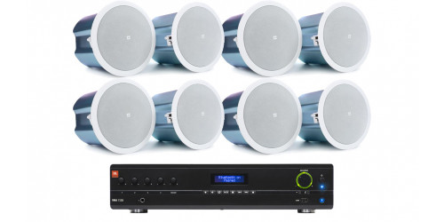 Комплект акустики 8 стельових динаміки JBL Control 24CT | Bluetooth | 8х15Вт